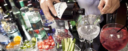 Servicios de barra Preparación y servicio de bebidas y comidas rápidas en el bar